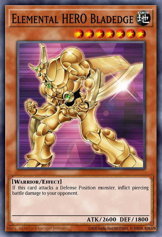 E・HERO エッジマン EEN-007 レリーフ（Elemental HERO Bladedge）