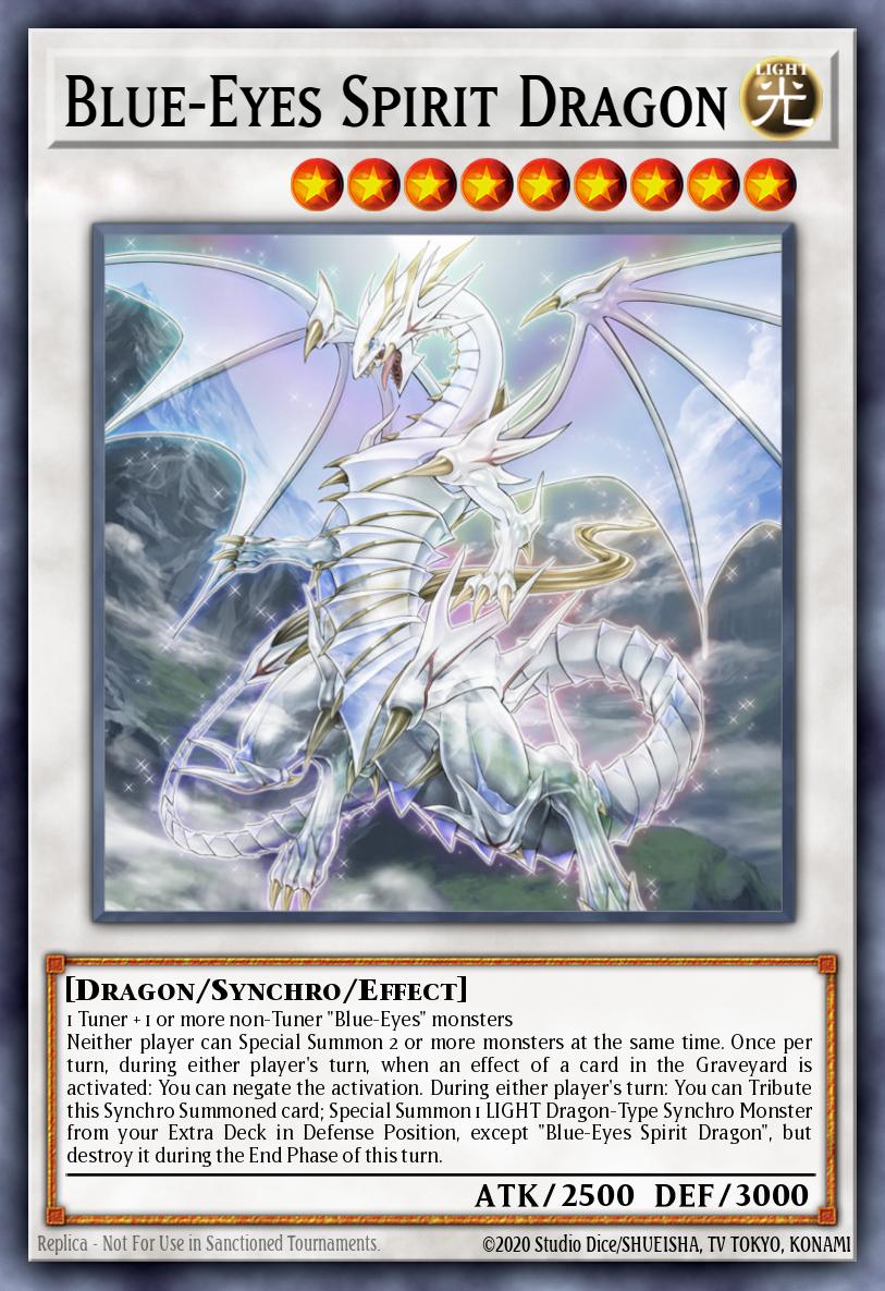 Blue Eyes Spirit Dragon RA02-030 レリーフ