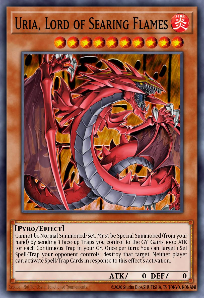 神炎皇ウリア SOI-001 レリーフ（Uria Lord of Searing Flames）