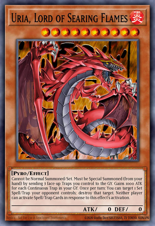 神炎皇ウリア SOI-001 レリーフ（Uria Lord of Searing Flames）