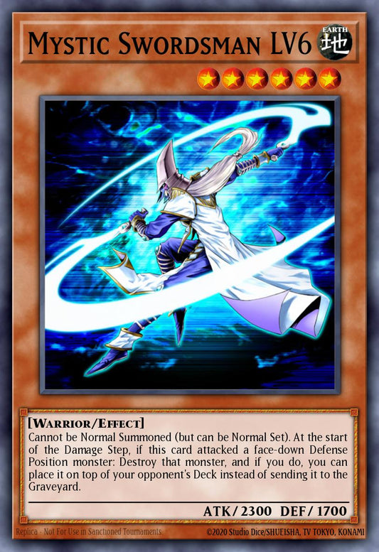 ミスティック・ソードマン LV6 RDS-008 レリーフ（Mystic Swordsman LV6）
