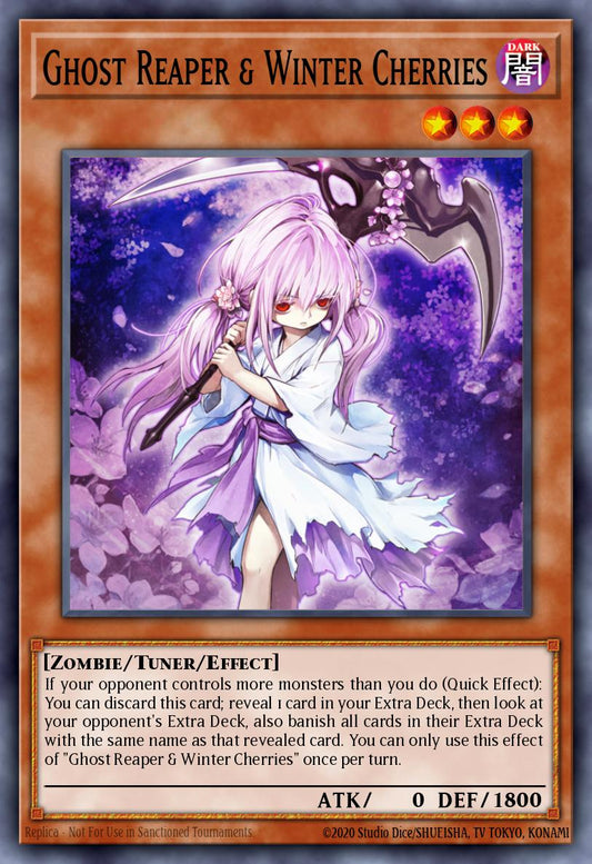 Ghost Reaper Winter Cherries OP20-001 レリーフ
