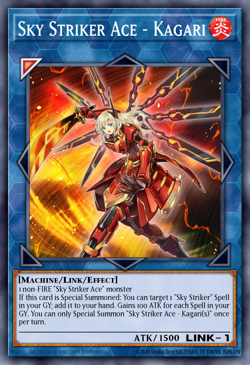 Sky Striker Ace Kagari OP08-002 レリーフ
