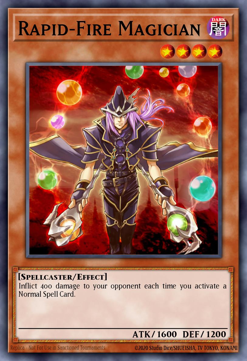 連弾の魔術師 EEN-019 レリーフ（Rapid Fire Magician）