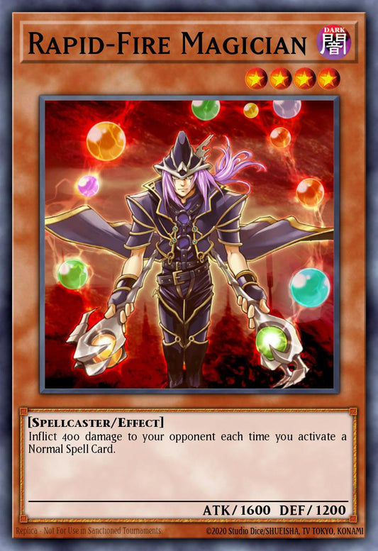 連弾の魔術師 EEN-019 レリーフ（Rapid Fire Magician）