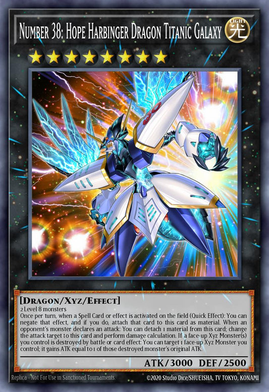 Number 38 Hope Harbinger Dragon Titanic Galaxy RA02-036 レリーフ