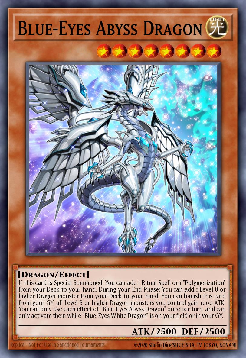Blue Eyes Abyss Dragon RA01-016 レリーフ