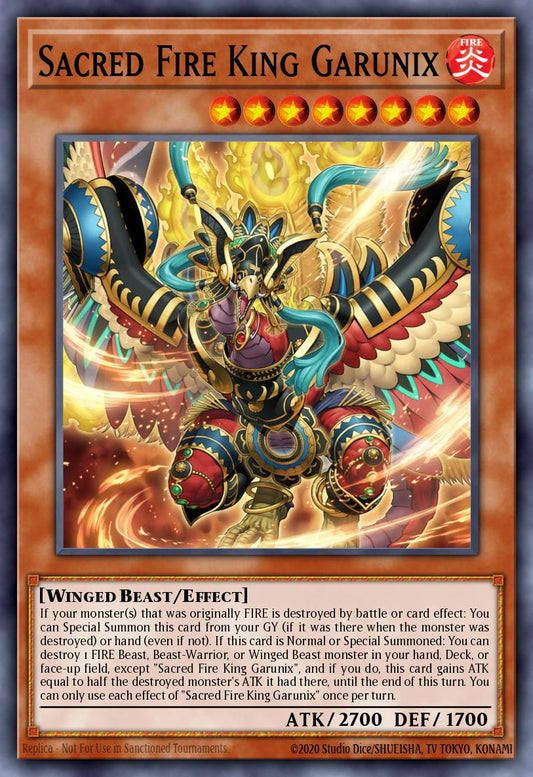 Sacred Fire King Garunix RA05-031 レリーフ