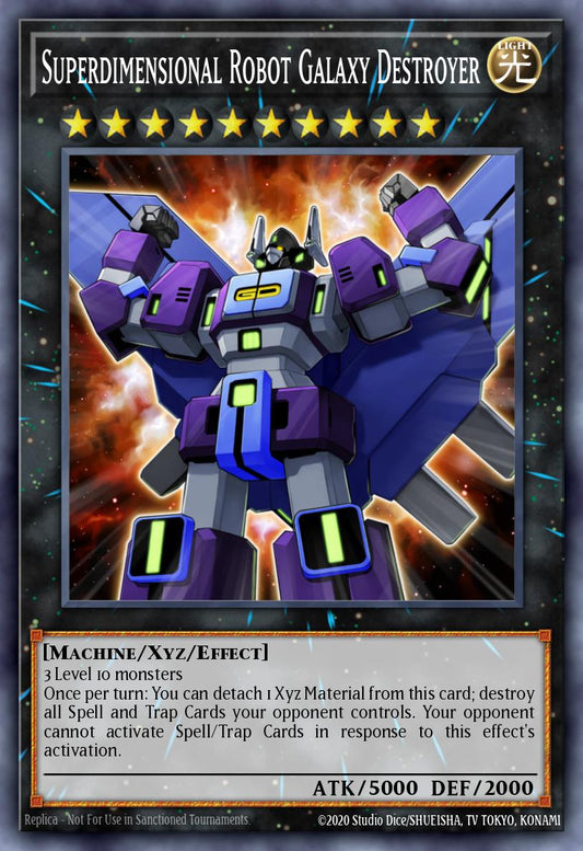 超次元ロボ ギャラクシー・デストロイヤー REDU-044 レリーフ（Superdimensional Robot Galaxy Destroyer）