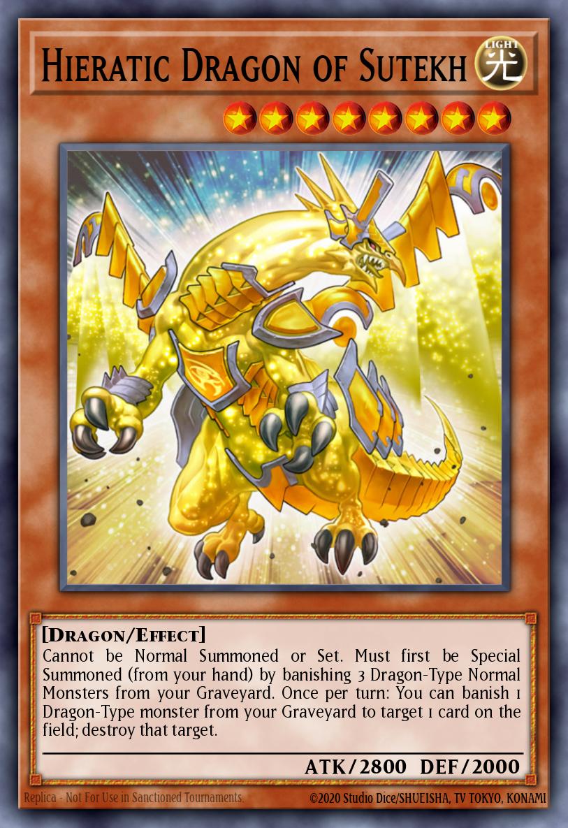 聖刻龍-セテクドラゴン GAOV-025 レリーフ（Hieratic Dragon of Sutekh）