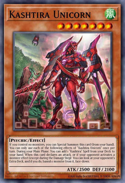 Kashtira Unicorn RA05-025 レリーフ