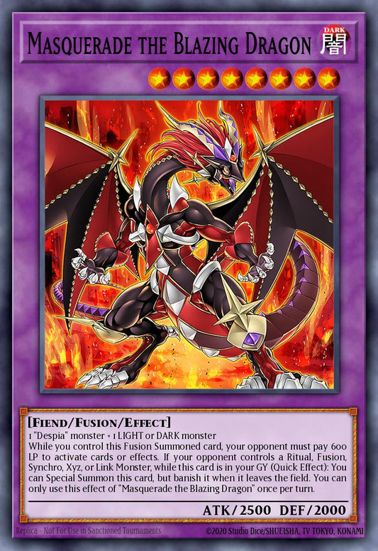 Masquerade the Blazing Dragon RA02-022 レリーフ