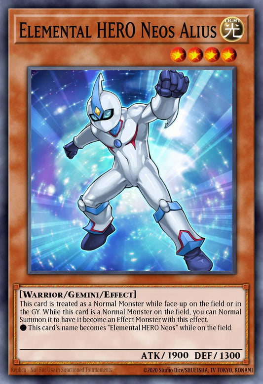 E・HERO アナザー・ネオス TAEV-018 レリーフ（Elemental HERO Neos Alius）