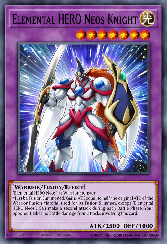 Elemental HERO Neos Knight EXVC-093 レリーフ