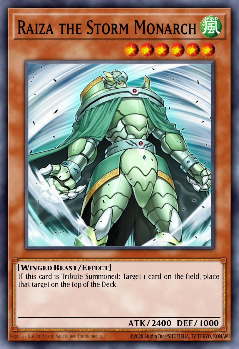 風帝ライザー FOTB-026 レリーフ（Raiza the Storm Monarch）