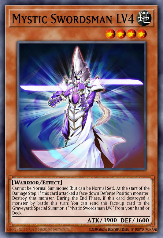 ミスティック・ソードマン LV4 SOD-012 レリーフ（Mystic Swordsman LV4）