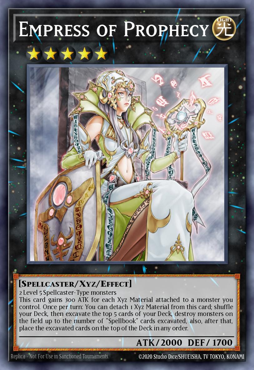 魔導皇聖 トリス ABYR-047 レリーフ（Empress of Prophecy）