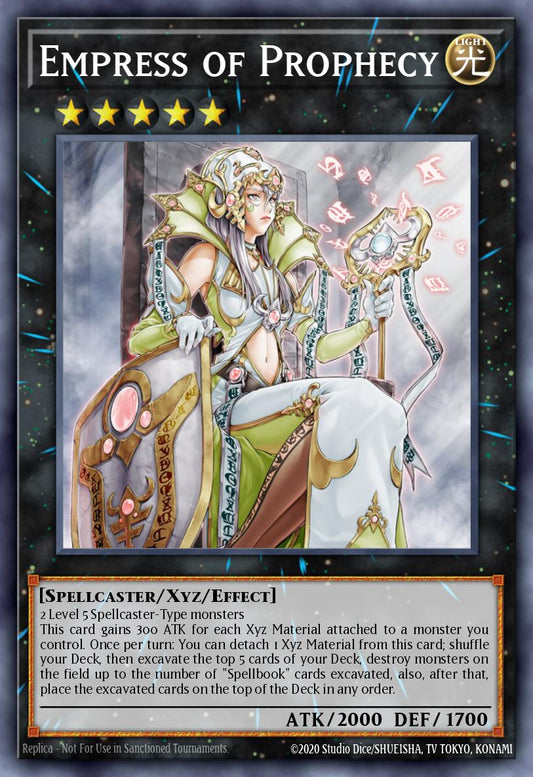 魔導皇聖 トリス ABYR-047 レリーフ（Empress of Prophecy）