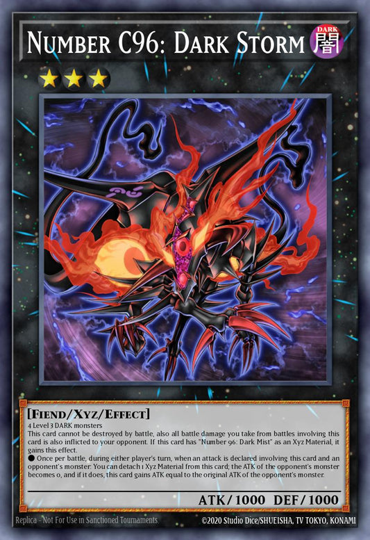 CNo.96 ブラック・ストーム SHSP-046 レリーフ（Number C96 Dark Storm）