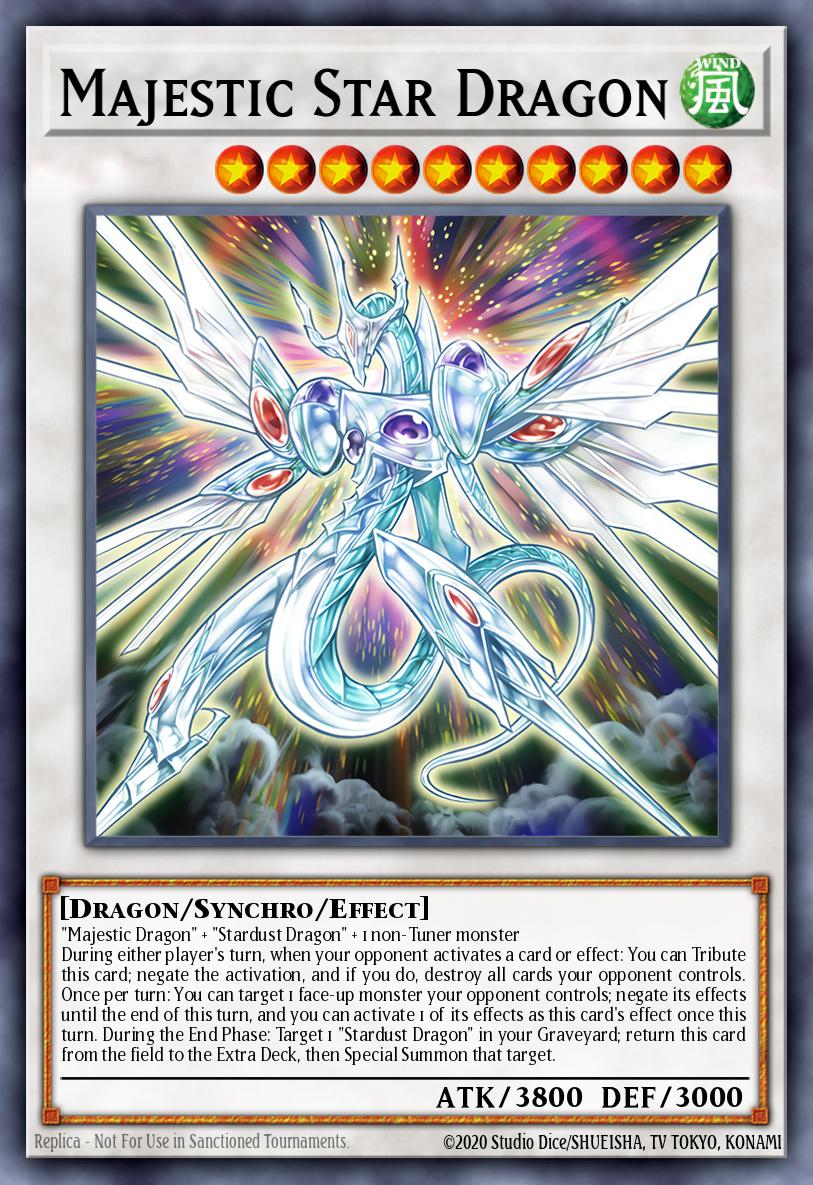 セイヴァー・スター・ドラゴン SOVR-040 レリーフ（Majestic Star Dragon）