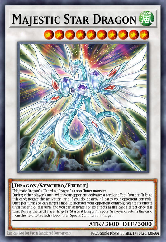 セイヴァー・スター・ドラゴン SOVR-040 レリーフ（Majestic Star Dragon）