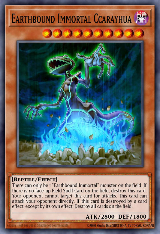 地縛神 Ccarayhua SOVR-024 レリーフ（Earthbound Immortal Ccarayhua）