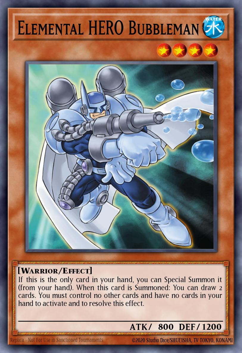 E・HERO バブルマン CRV-014 レリーフ（Elemental HERO Bubbleman）