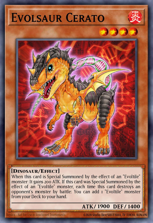 エヴォルダー・ケラト PHSW-020 レリーフ（Evolsaur Cerato）
