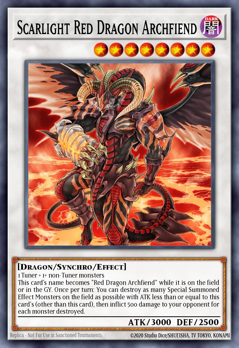 レッド・デーモンズ・ドラゴン・スカーライト DOCS-046 レリーフ（Scarlight Red Dragon Archfiend）