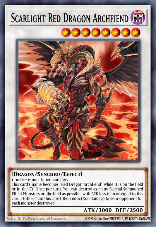 レッド・デーモンズ・ドラゴン・スカーライト DOCS-046 レリーフ（Scarlight Red Dragon Archfiend）