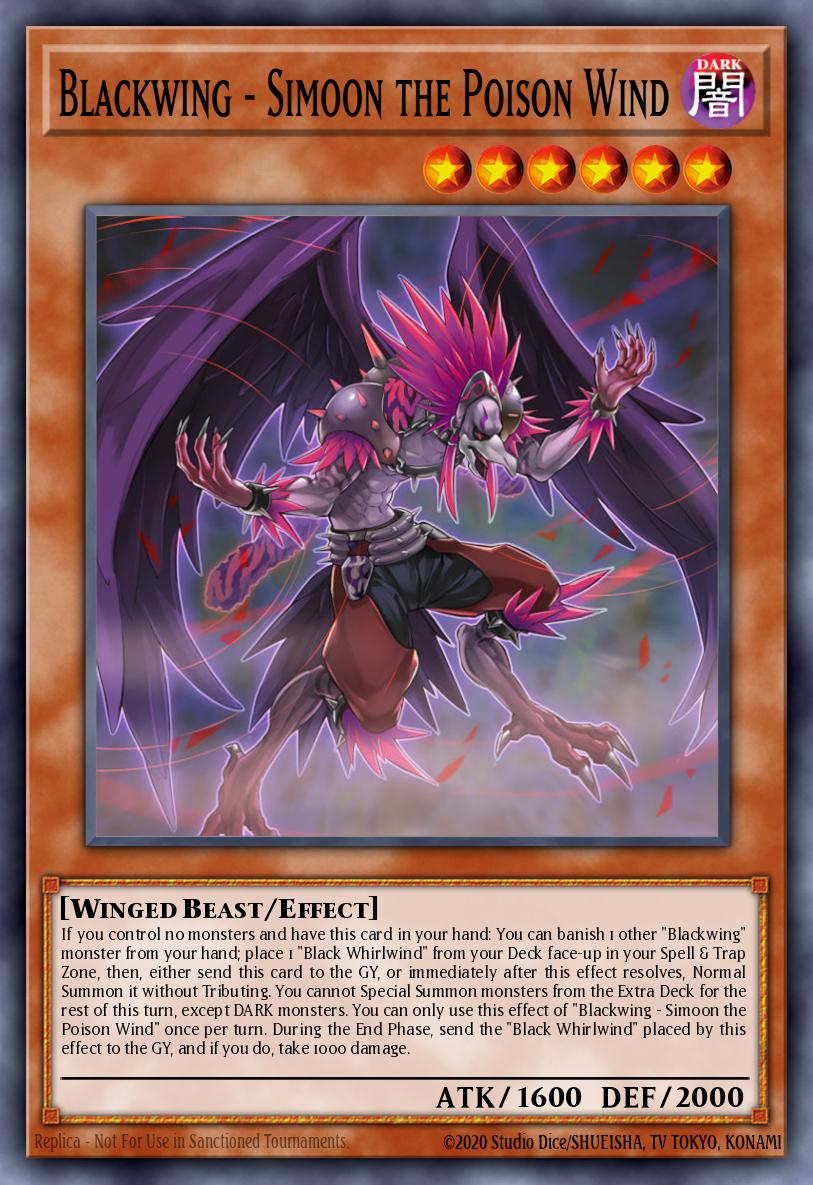 Blackwing Simoon the Poison Wind RA01-012 レリーフ