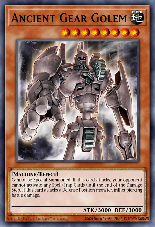 古代の機械巨人 TLM-006 レリーフ（Ancient Gear Golem）