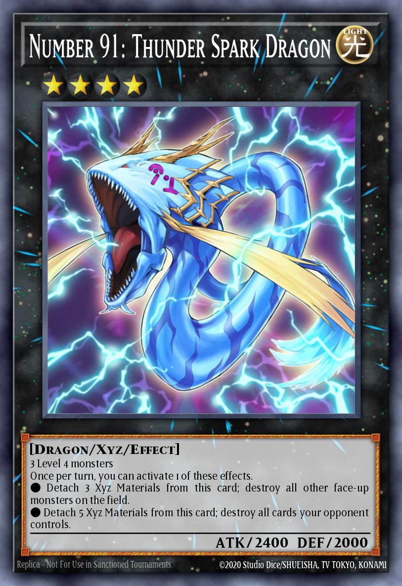 Number 91 Thunder Spark Dragon REDU-098 レリーフ