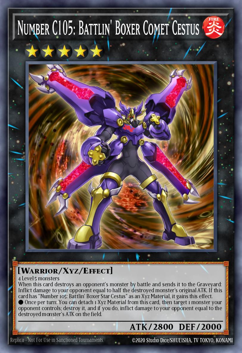CNo.105 BK 彗星のカエストス LTGY-052 レリーフ（Number C105 Battlin Boxer Comet Cestus）