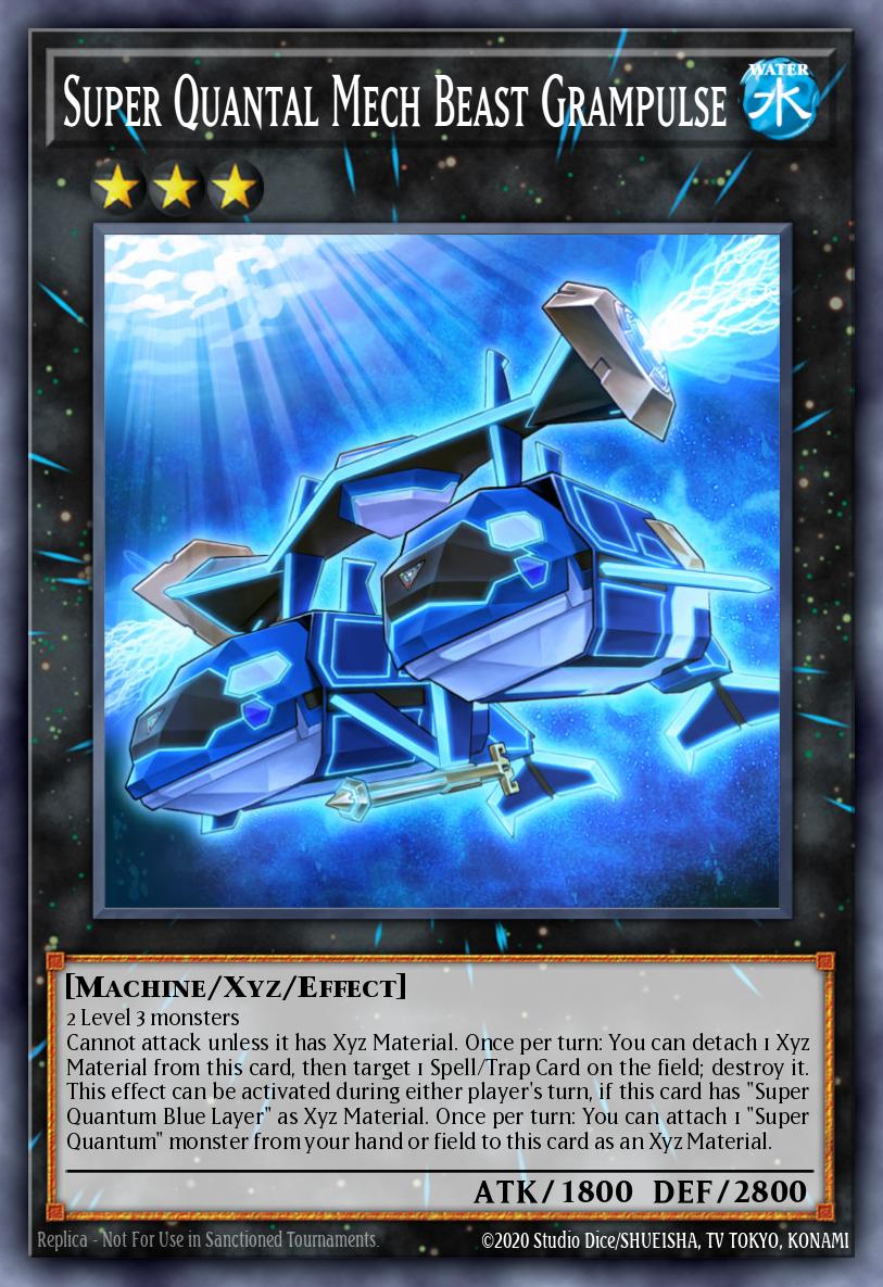 Super Quantal Mech Beast Grampulse OP03-003 レリーフ