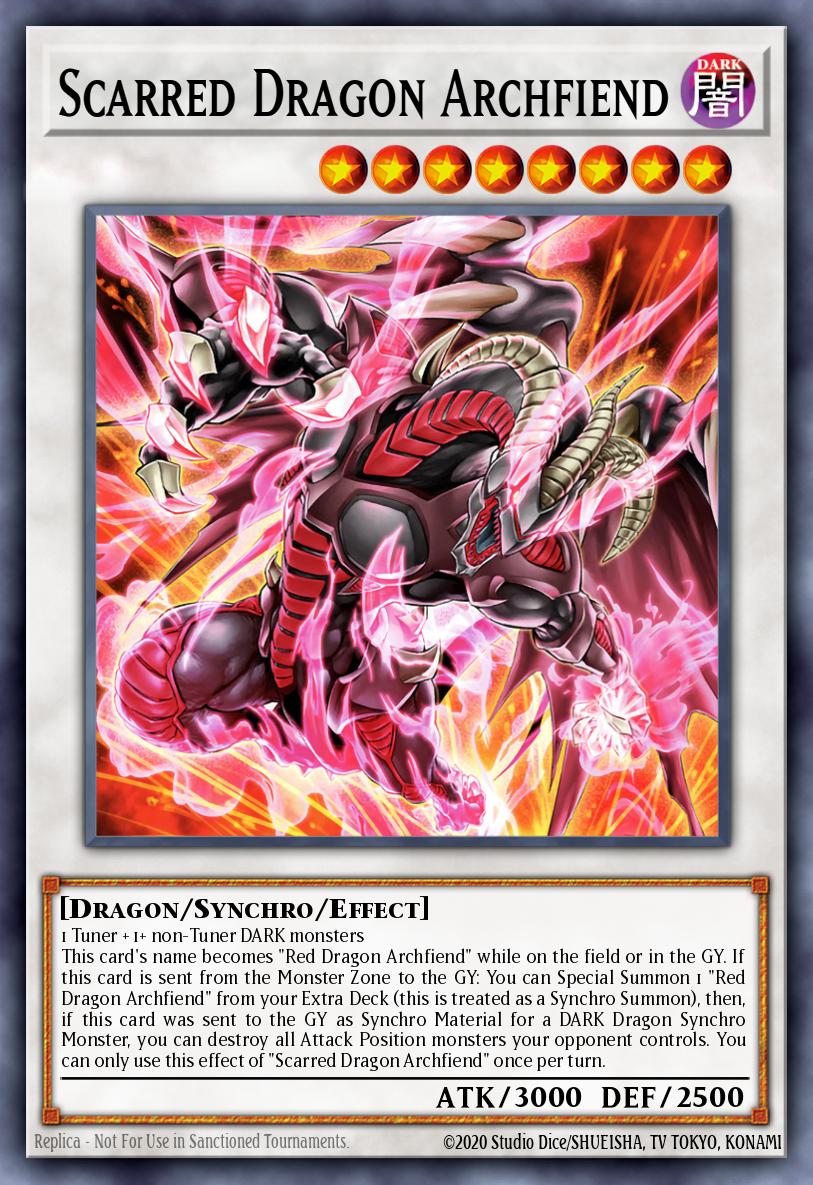 Scarred Dragon Archfiend RA05-044 レリーフ