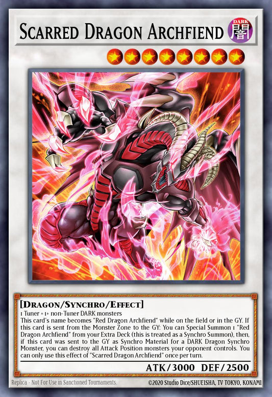 Scarred Dragon Archfiend RA05-044 レリーフ
