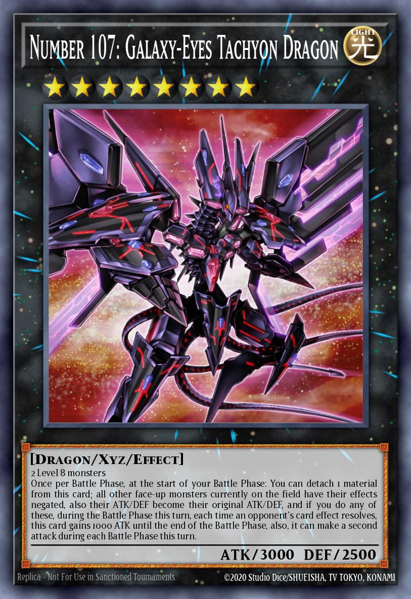 No.107 銀河眼の時空竜 LTGY-044 レリーフ（Number 107 Galaxy Eyes Tachyon Dragon）