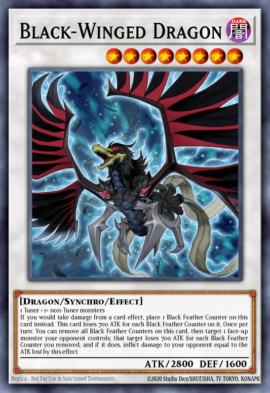 ブラックフェザー・ドラゴン TSHD-040 レリーフ（Black Winged Dragon）