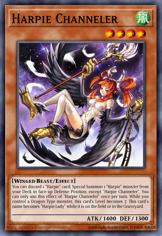 ハーピィ・チャネラー LTGY-035 レリーフ（Harpie Channeler）
