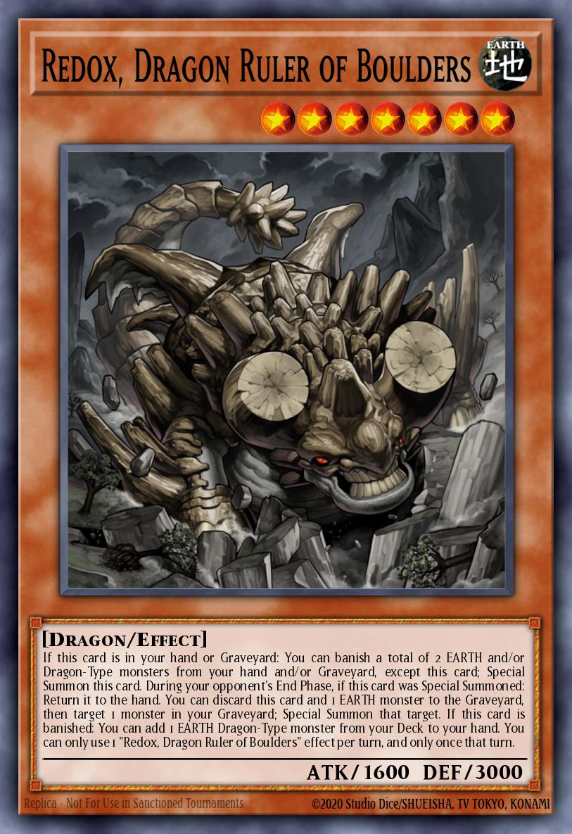 Redox Dragon Ruler of Boulders RA03-008 レリーフ