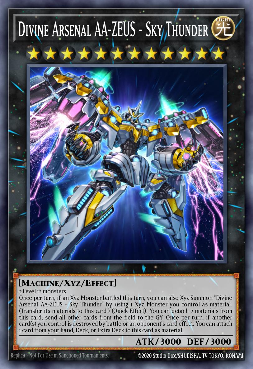 Divine Arsenal AA ZEUS Sky Thunder OP18-002 レリーフ