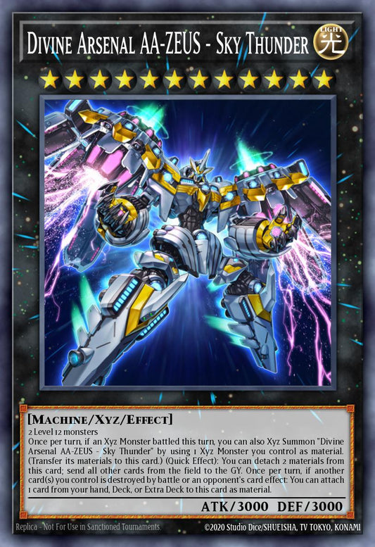 Divine Arsenal AA ZEUS Sky Thunder OP18-002 レリーフ