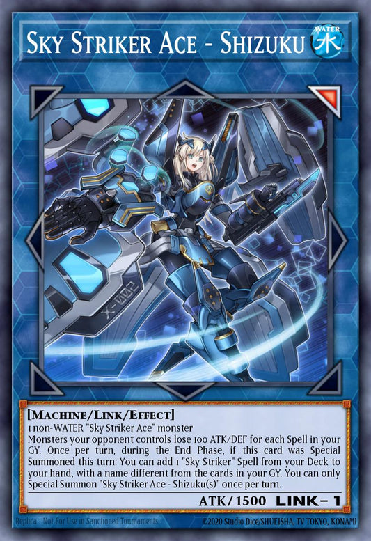 Sky Striker Ace Shizuku OP09-003 レリーフ