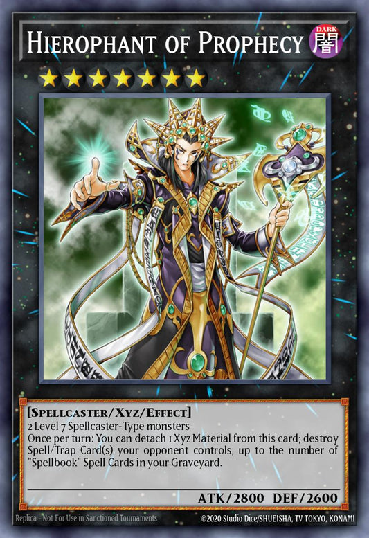 魔導法皇 ハイロン REDU-045 レリーフ（Hierophant of Prophecy）
