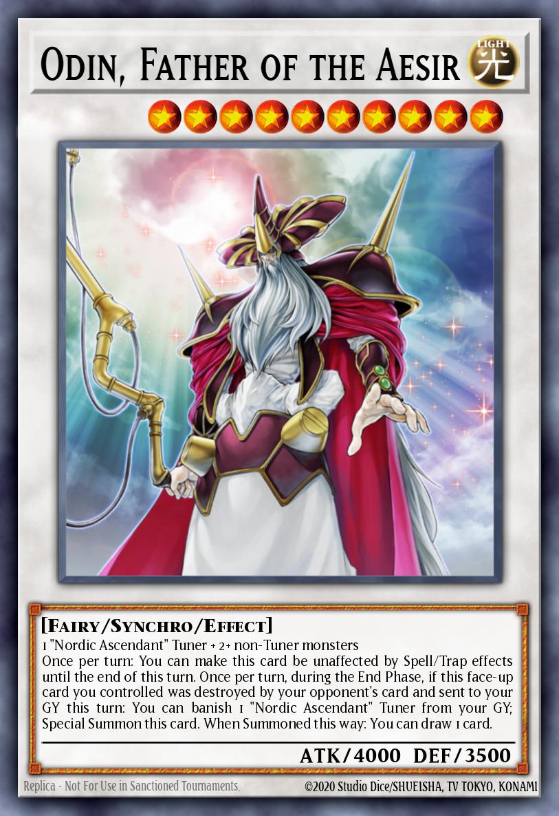 極神聖帝オーディン STOR-040 レリーフ（Odin Father of the Aesir）