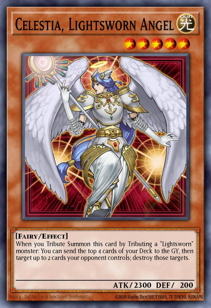 ライトロード・エンジェル ケルビム LODT-024 レリーフ（Celestia Lightsworn Angel）