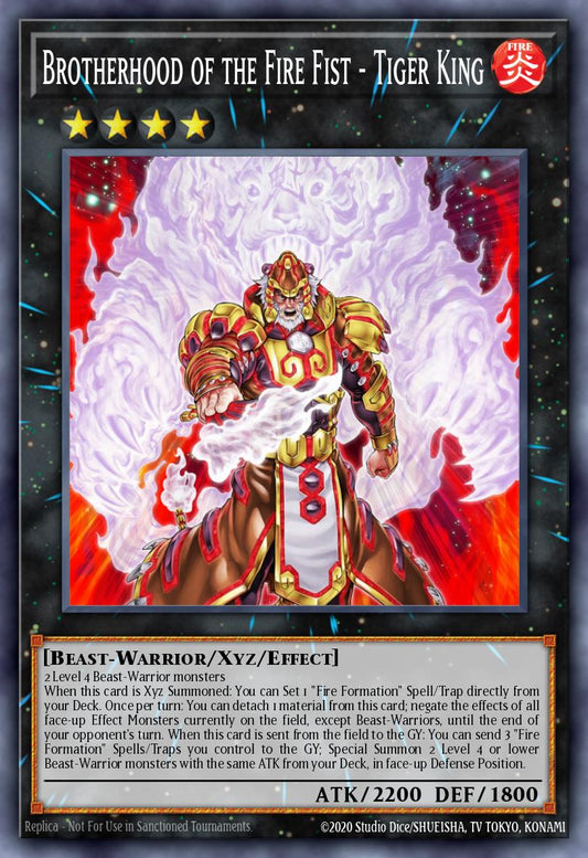 魁炎星王-ソウコ CBLZ-048 レリーフ（Brotherhood of the Fire Fist Tiger King）