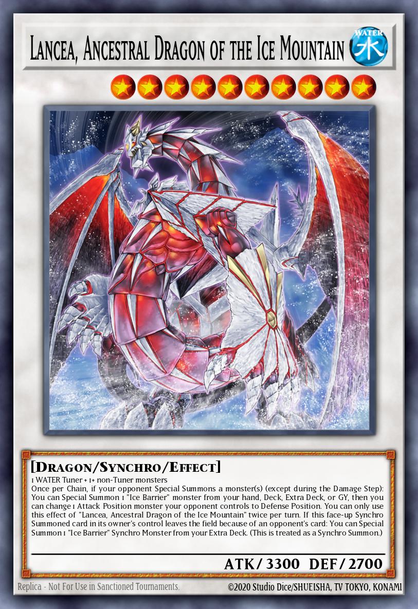 Lancea Ancestral Dragon of the Ice Mountain RA05-045 レリーフ