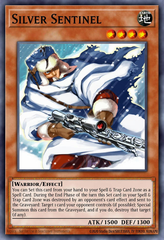 白銀のスナイパー REDU-033 レリーフ（Silver Sentinel）